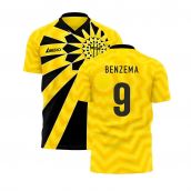 Al-Ittihad 2020-2021 Home Concept Football Kit (Libero) (Benzema 9)
