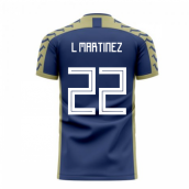 Argentina 2025-2026 Away Concept Football Kit (Viper) (L MARTINEZ 22)