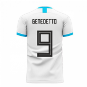 Argentina 2023-2024 Home Concept Football Kit (Libero) (BENEDETTO 9)