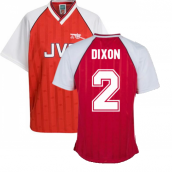 Arsenal 1988 Home Retro Football Shirt (DIXON 2)