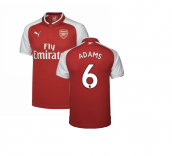 Arsenal 2017-18 Home Shirt ((Excellent) M) (ADAMS 6)