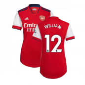 Arsenal 2021-2022 Home Shirt (Ladies) (WILLIAN 12)