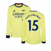Arsenal 2021-2022 Long Sleeve Away Shirt (MAITLAND NILES 15)