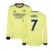 Arsenal 2021-2022 Long Sleeve Away Shirt (PIRES 7)