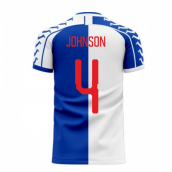 Blackburn 2023-2024 Home Concept Football Kit (Viper) (Johnson 4)