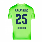 2020-2021 VFL Wolfsburg Home Nike Football Shirt (BROOKS 25)