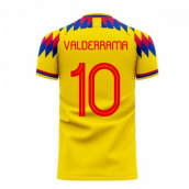 Colombia 2025-2026 Home Concept Football Kit (Libero) (VALDERRAMA 10)