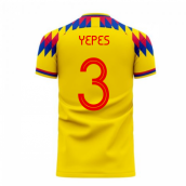 Colombia 2023-2024 Home Concept Football Kit (Libero) (YEPES 3)