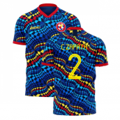 Colombia 2023-2024 Fourth Concept Football Kit (Libero) (C ZAPATA 2)