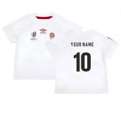 England RWC 2023 Home Replica Rugby Baby Kit (Your Name)