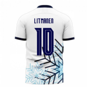 Finland 2023-2024 Home Concept Football Kit (Libero) (LITMANEN 10)