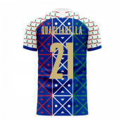 Italy 2023-2024 Renaissance Home Concept Football Kit (Libero) (QUAGLIARELLA 21)