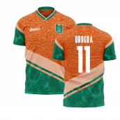Ivory Coast 2025-2026 Away Concept Football Kit (Libero) (DROGBA 11)