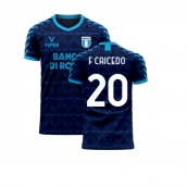 Lazio 2023-2024 Away Concept Football Kit (Viper) (F CAICEDO 20) - Adult Long Sleeve