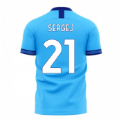 Lazio 2023-2024 Home Concept Football Kit (Libero) (SERGEJ 21)