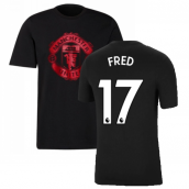 Man Utd 2021-2022 Tee (Black) (FRED 17)