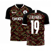 Manchester Blues 2025-2026 Away Concept Football Kit (Libero) (J ALVAREZ 19)