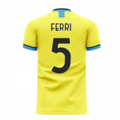Nerazzurri Milan 2025-2026 Away Concept Football Kit (Libero) (Ferri 5) - Adult Long Sleeve