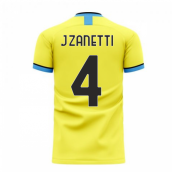 Nerazzurri Milan 2025-2026 Away Concept Football Kit (Libero) (J.ZANETTI 4) - Adult Long Sleeve
