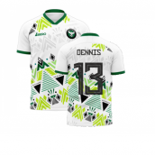 Nigeria 2023-2024 Away Concept Football Kit (Libero) (DENNIS 13) - Adult Long Sleeve