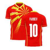 North Macedonia 2023-2024 Home Concept Shirt (Libero) (Pandev 10)