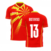 North Macedonia 2023-2024 Home Concept Shirt (Libero) (RISTOVSKI 13)