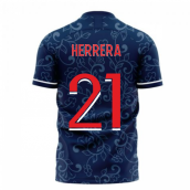 Paris 2023-2024 Home Concept Football Kit (Libero) (HERRERA 21)