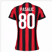 2017-2018 AC Milan Womens Home Shirt (Pasalic 80)