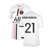 PSG 2021-2022 Away Shirt (Kids) (ANDER HERRERA 21)