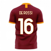 Roma 2025-2026 Home Concept Football Kit (Libero) - No Sponsor (DE ROSSI 16)