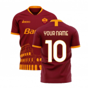 Roma 2025-2026 Home Concept Football Kit (Libero) (Your Name)
