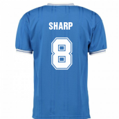 Score Draw Everton 1985 ECWC Final Home Shirt (Sharp 8)