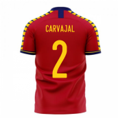 Spain 2025-2026 Home Concept Football Kit (Libero) (CARVAJAL 2)