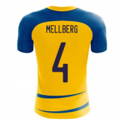 Sweden 2023-2024 Home Concept Football Kit (Airo) (MELLBERG 4)