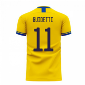 Sweden 2023-2024 Home Concept Football Kit (Libero) (GUIDETTI 11)