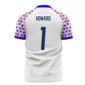 USA 2023-2024 Home Concept Football Kit (Libero) (HOWARD 1)