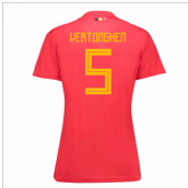 2018-19 Belgium Home Womens Shirt (Vertonghen 5)