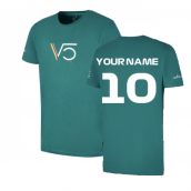 2022 Aston Martin Official SV T-Shirt (Green) (Your Name)