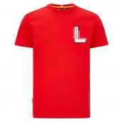 2021 Ferrari Charles Leclerc Driver Tee (Red)