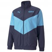2021-2022 Man City Pre Match Jacket (Peacot)