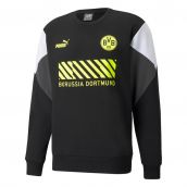 2021-2022 Borussia Dortmund FtblCulture Crew Sweat (Black)