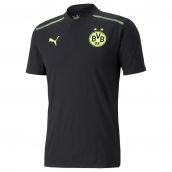 2021-2022 Borussia Dortmund Casuals Polo Shirt (Black)