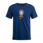 2022-2023 Brazil Crest Tee (Navy)