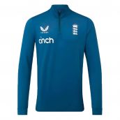 2023 England Cricket Training Half Zip Midlayer (Deep Dive)