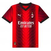 2023-2024 AC Milan Home Shirt (Kids)