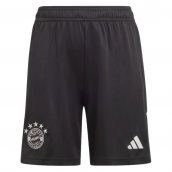 2023-2024 Bayern Munich Goalkeeper Shorts (Black) - Kids