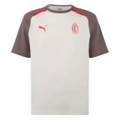 2023-2024 AC Milan Casuals Tee (Light Grey)
