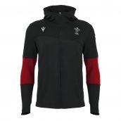2023-2024 Wales Rugby WRU Athleisure Hoody (Black)