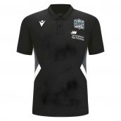 2023-2024 Glasgow Warriors Travel Player Polo Shirt (Black)