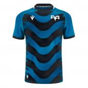 2023-2024 Ospreys Rugby Slim Fit Training Jersey (Blue)